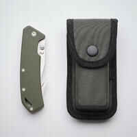 Folding hunting knife 8cm Gut hook Green Axis 80
