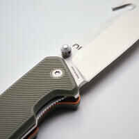 Folding hunting knife 8cm Gut hook Green Axis 80