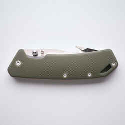 Folding hunting knife 8cm Gut hook Green Axis 80