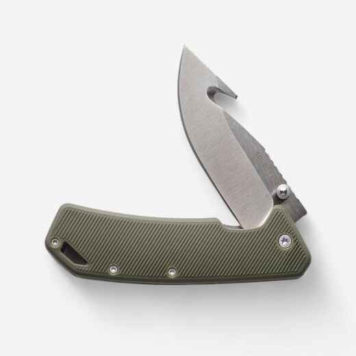 
      Folding hunting knife 8cm Gut hook Green Axis 80
  