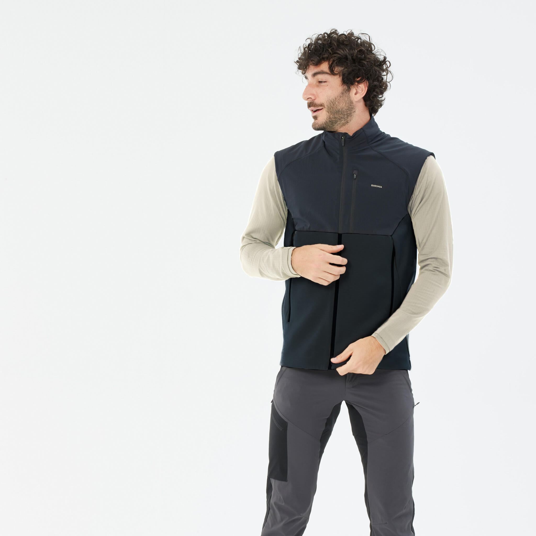 QUECHUA Fleeceweste Herren warm Wandern – MH500 schwarz | 03583784281065 QUECHUA Fleeceweste Herren warm Wandern – MH500 schwarz | 03583784281065