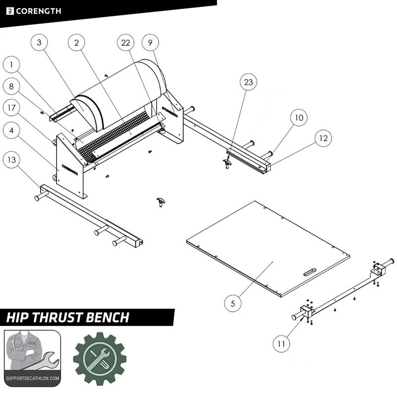 HIPTHRUST - MONTANT GAUCHE