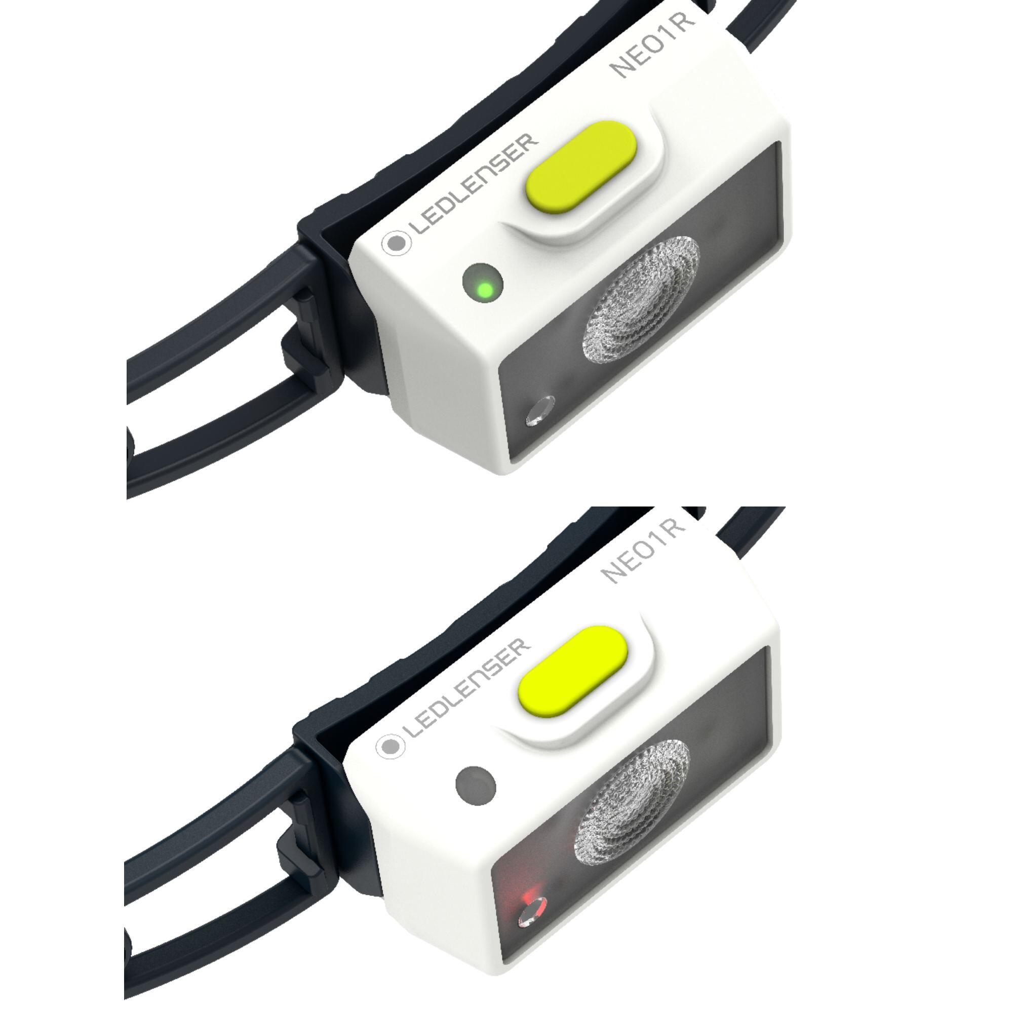 Latarka czołowa LEDLENSER NEO1R WHITE/GREEN - 250 lm 4/11