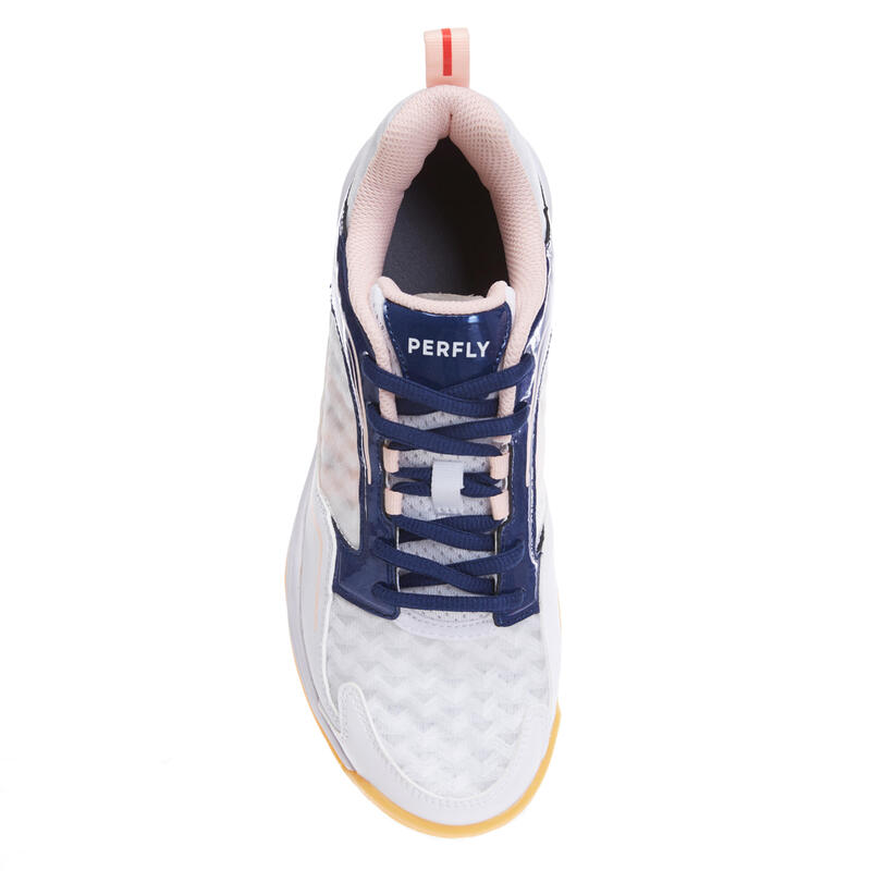 WOMEN BADMINTON SHOES BS LITE 560 WHITE NAVY