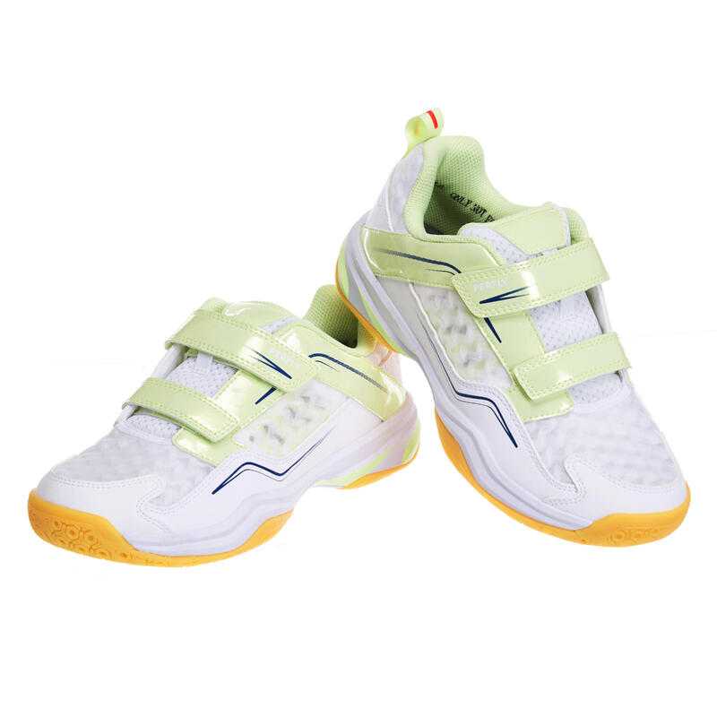 KID BADMINTON SHOES BS LITE 560 FLUO LIME