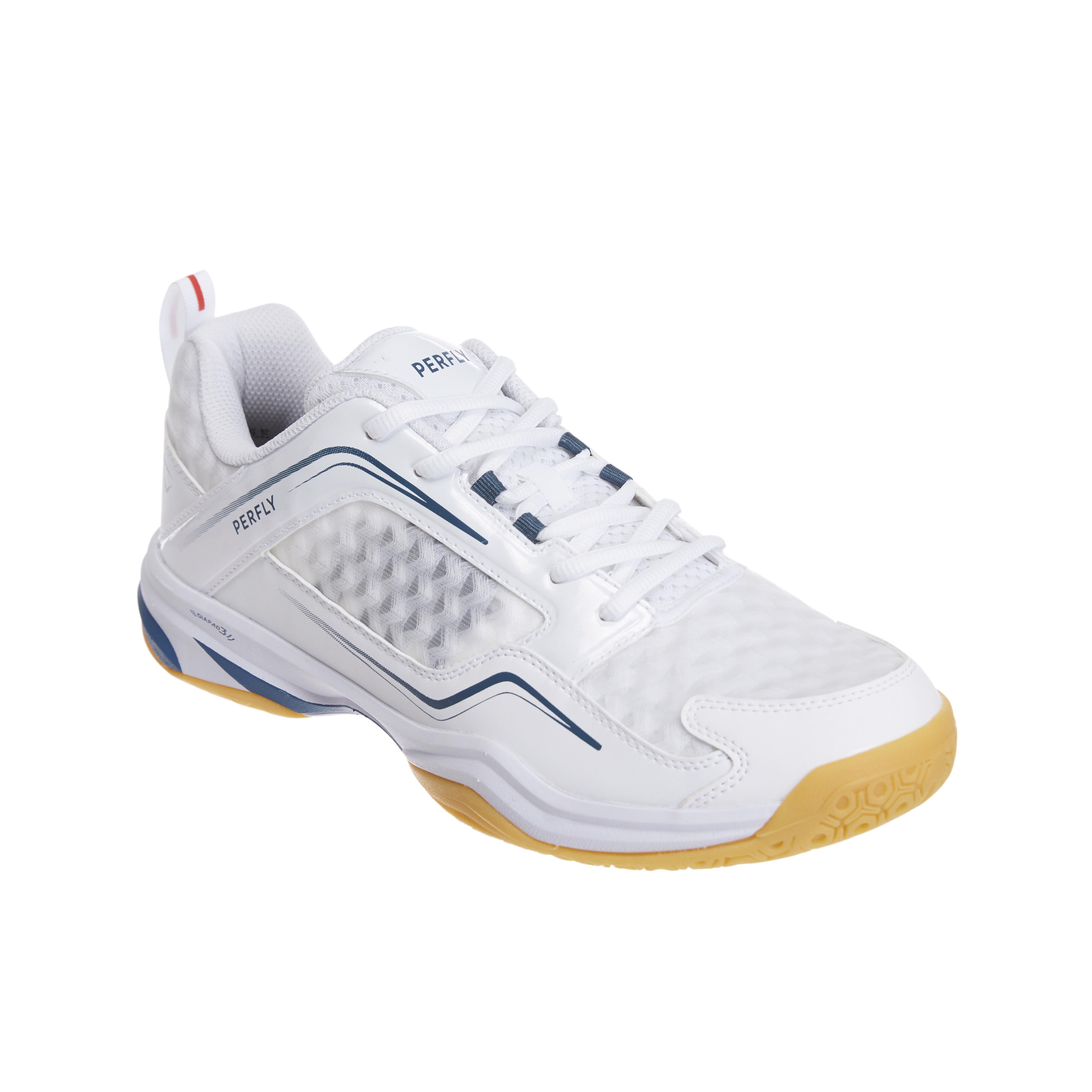 chaussures de badminton homme bs 560 lite - blanc - perfly