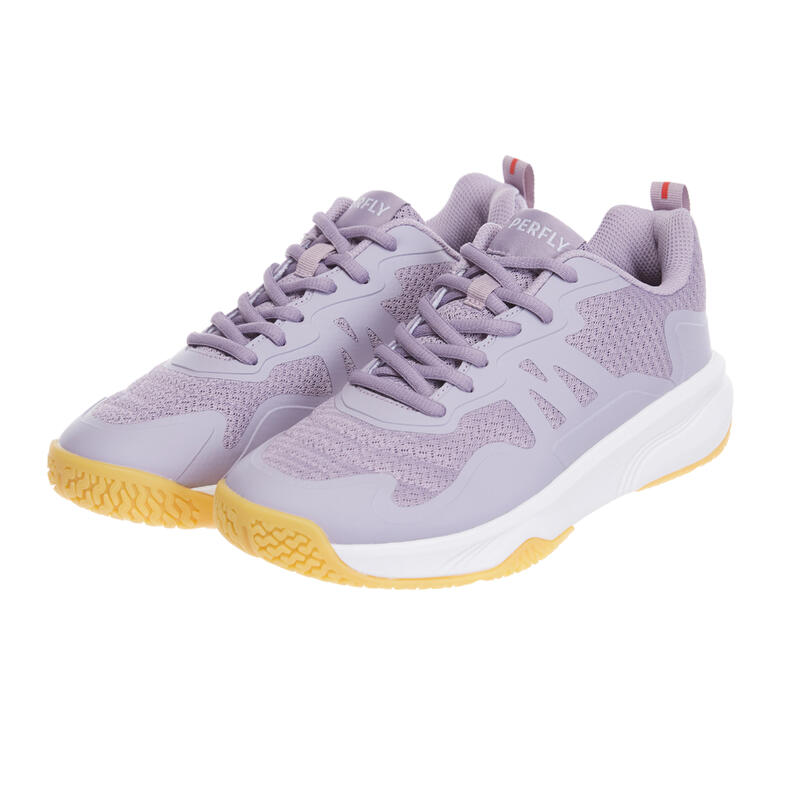 WOMEN BADMINTON SHOES BS SENSATION 530 PURPLE GREY