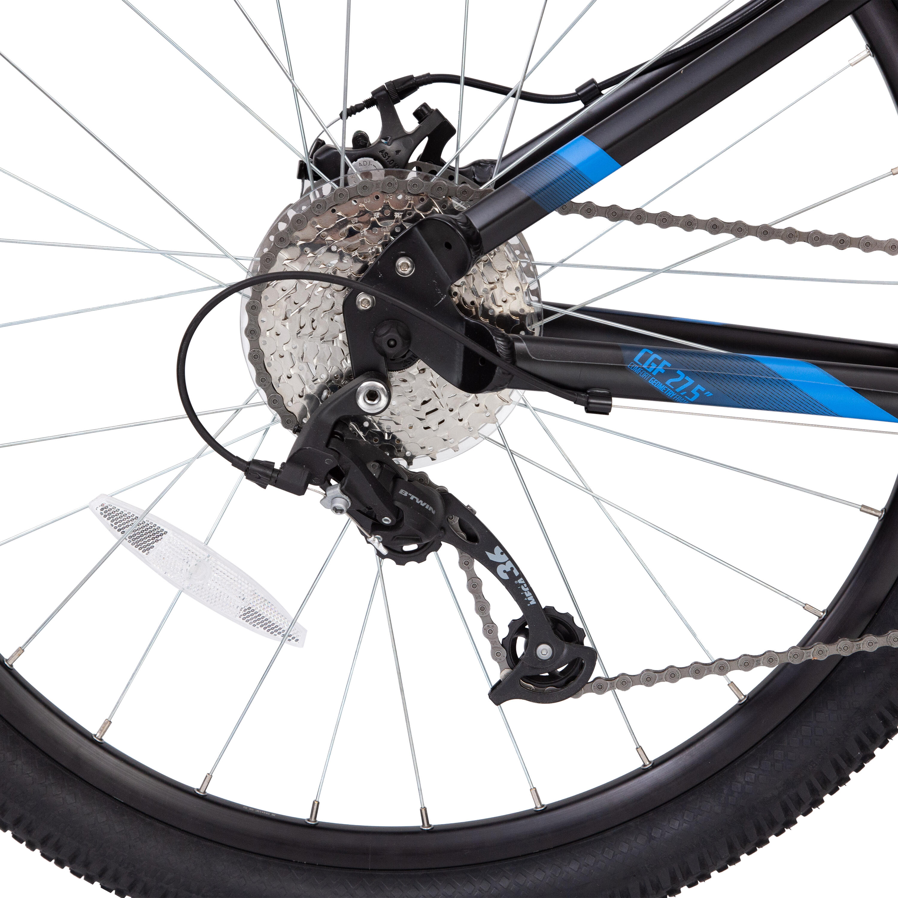 Vélo de montagne 9 vitesses 27,5 po, ST 120 noir 7/12
