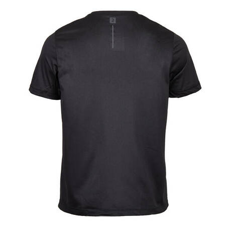 Kaos Running Dry Fit Baju Lari Pria Breathable - Hitam