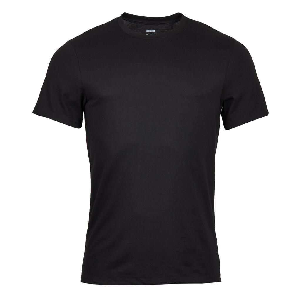 T-shirt Slim fitness homme - 500 vert cyprès