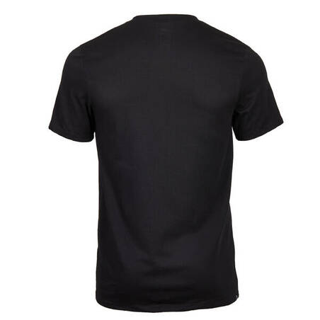 Kaos Fitnes Slim-Fit Pria 500 - HItam