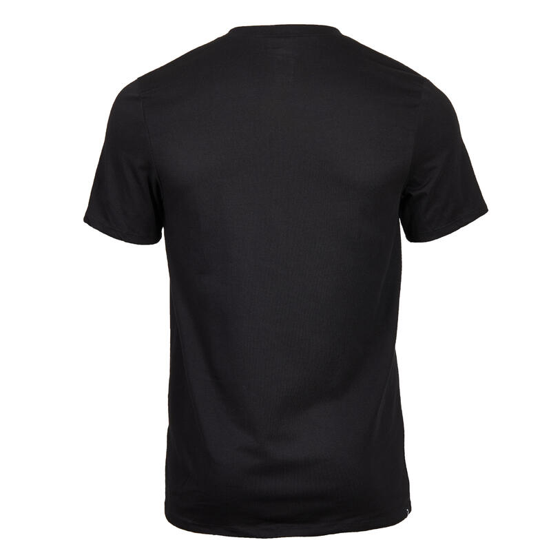 T-shirt slim en coton Homme - noir