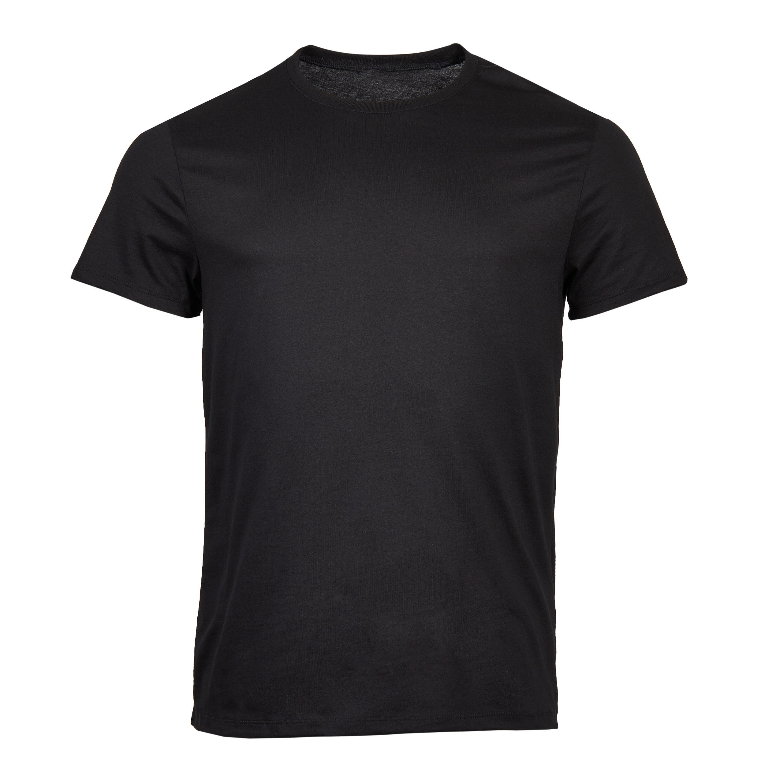 Tricou fitness bumbac 100 negru bărbați 9/20
