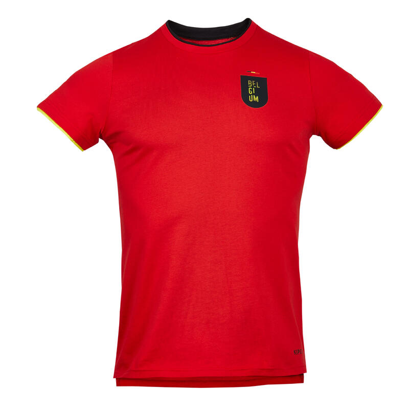 Tricou Fotbal FF100 Replică Belgia 2024 Roșu Adulți 