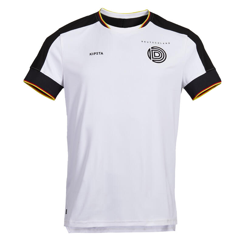 Camiseta de fútbol Alemania Adulto Kipsta F500 2022 blanca