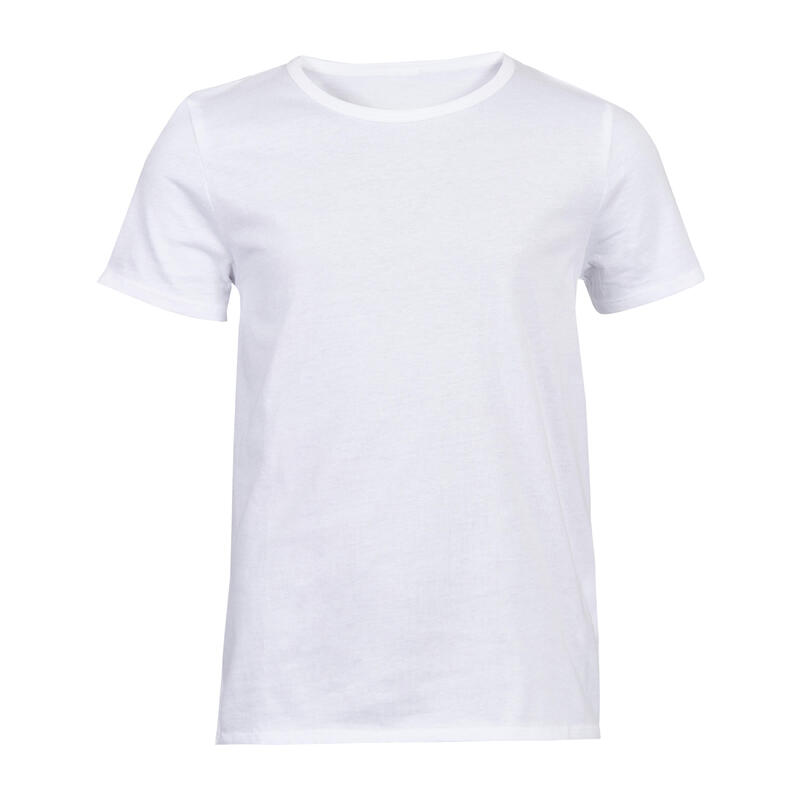 Tricou sport din bumbac Copii, Alb