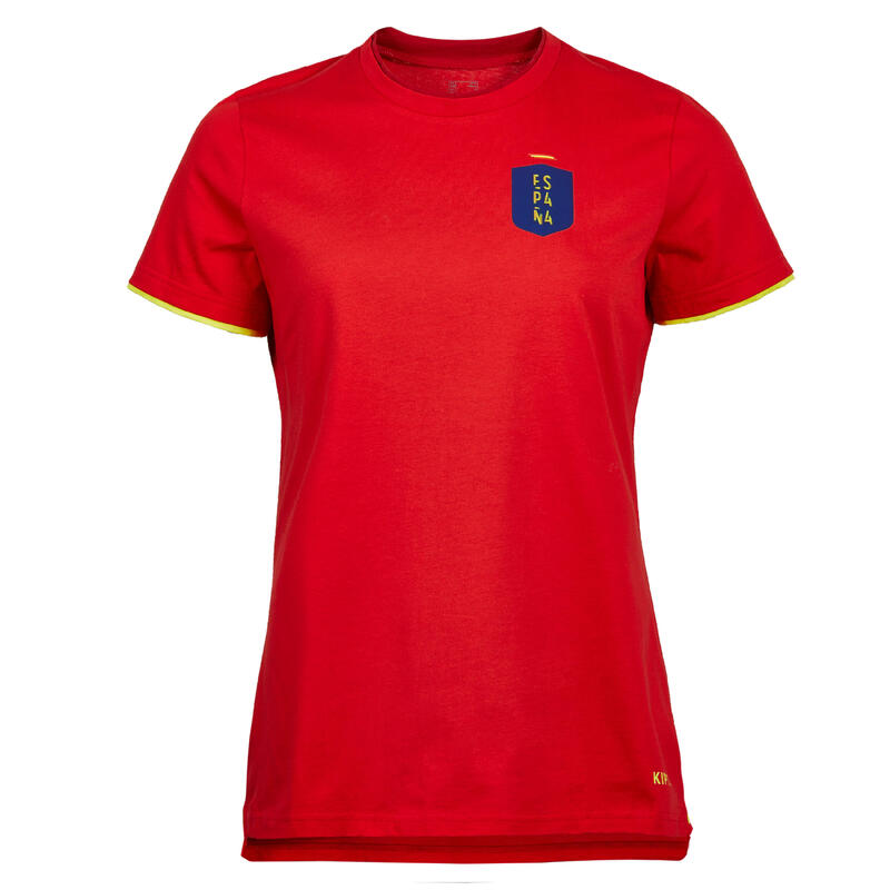 Koszulka piłkarska damska Kipsta FF100 Hiszpania 2024