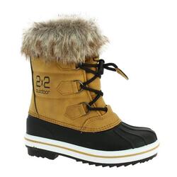 BOTTES DE NEIGE CHAUDES DE Randonnée 2*2 JARAGUA MOUTARDE - FEMME