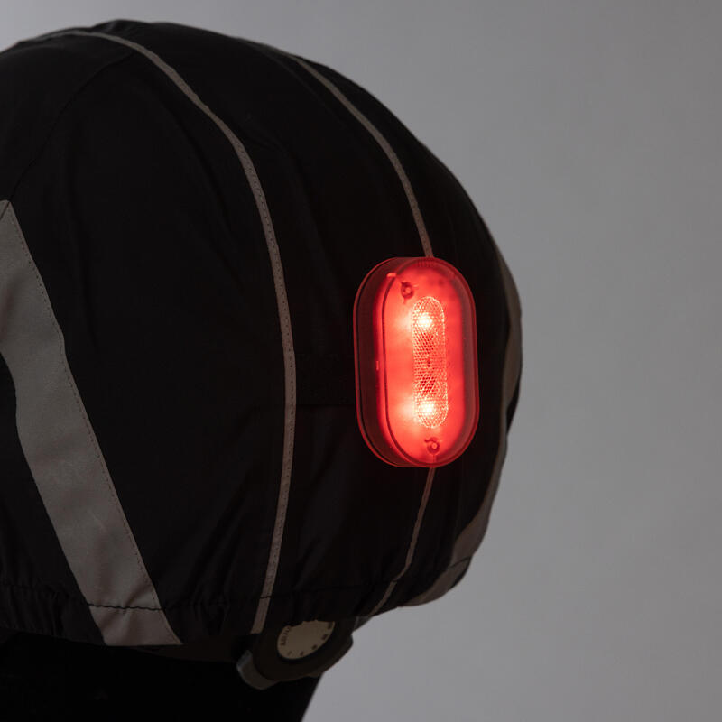 Copri-casco impermeabile 940 riflettente nero BTWIN