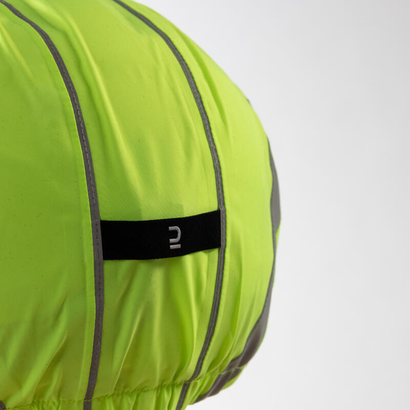 Day/Night Visibility Waterproof Helmet Cover 960 - Neon Yellow