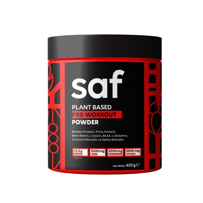 Saf Athletics Pre-Workout Bitkisel Protein Tozu 420 Gr