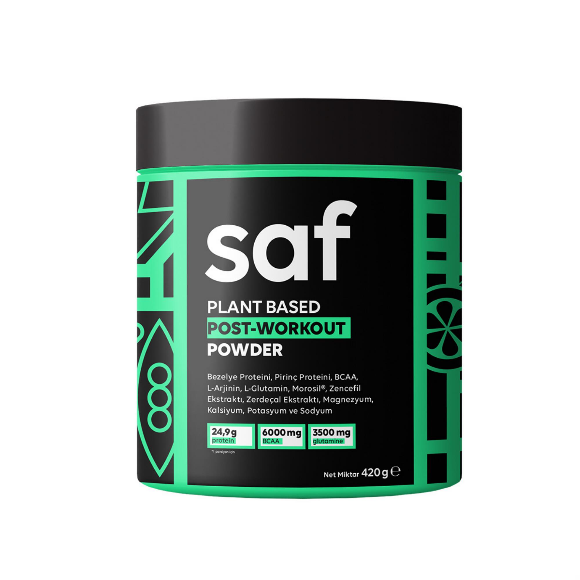 SAF Saf Athletics Post-Workout Bitkisel Protein Tozu 420 Gr