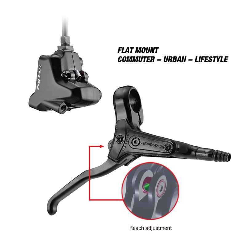 Hydraulic Rear Brake with Right Lever without Rotor R280