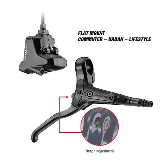 
      Hydraulikbremse Tektro R280 hinten rechter Hebel ohne Scheibe 
  