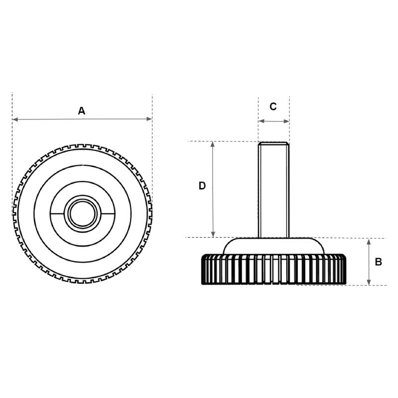 Pata Ajustable Run500 x1