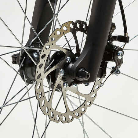 Υβριδικό ποδήλατο με χαμηλό οριζόντιο σωλήνα Riverside 500 - Κεραμιδί