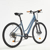 Plavi hibridni bicikl s niskim ramom RIVERSIDE 500