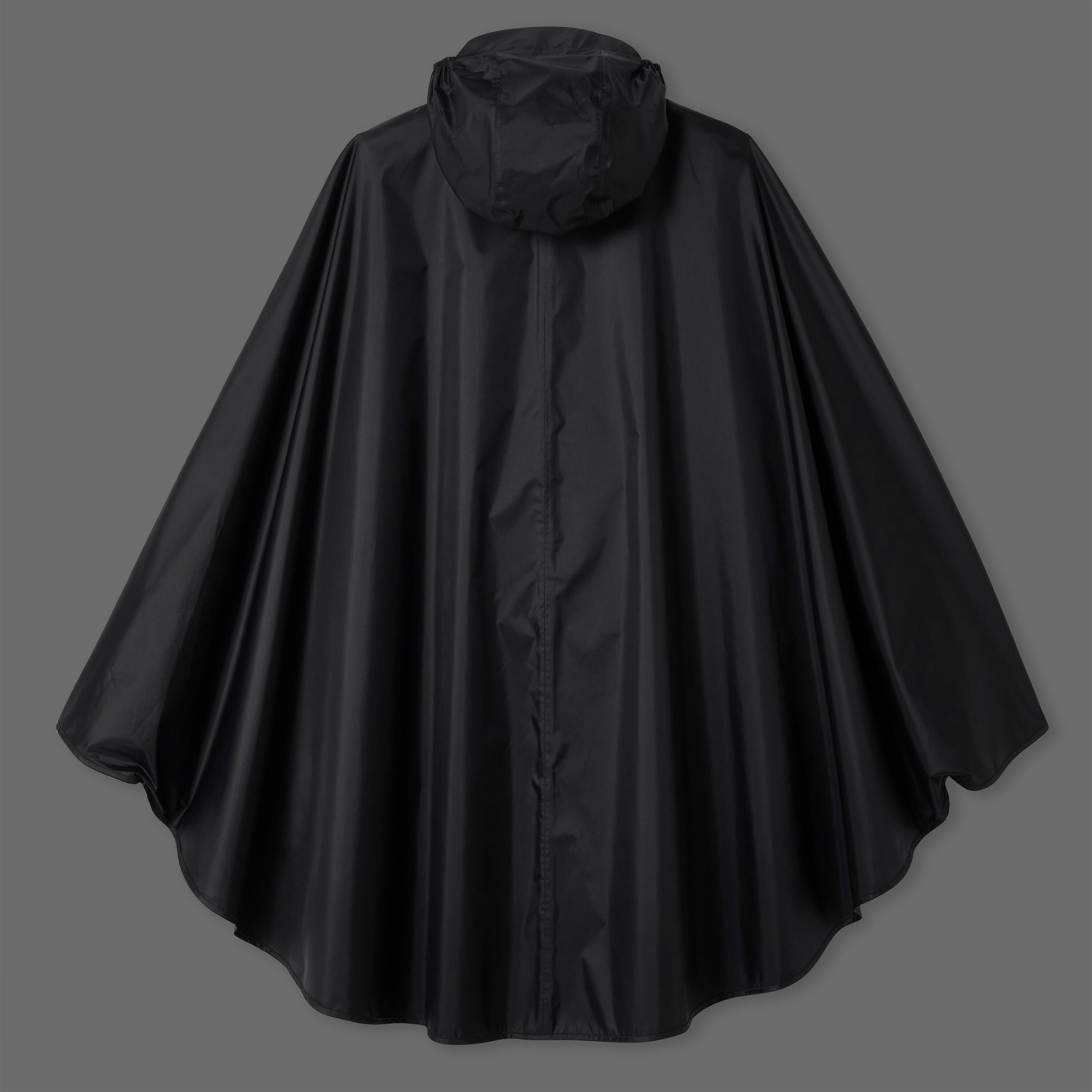 City Cycling Rain Poncho - 100 Black - BTWIN