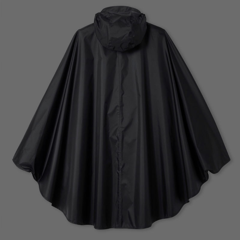 AHEJIOO Lot De 2 Capes De Pluie Réutilisables Et Imperméables - En EVA - Noir - Unisexe - Pour Poncho De Pluie, Festival, Accessoires De Survie, Vélo, Randonnée, Camping, Noir , Taille Unique