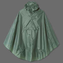 City Bike Rain Poncho 100 - Green