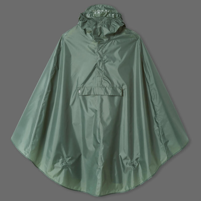 PONCHO PLUIE VELO VILLE 100 VERT