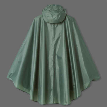 City Bike Rain Poncho 100 - Green