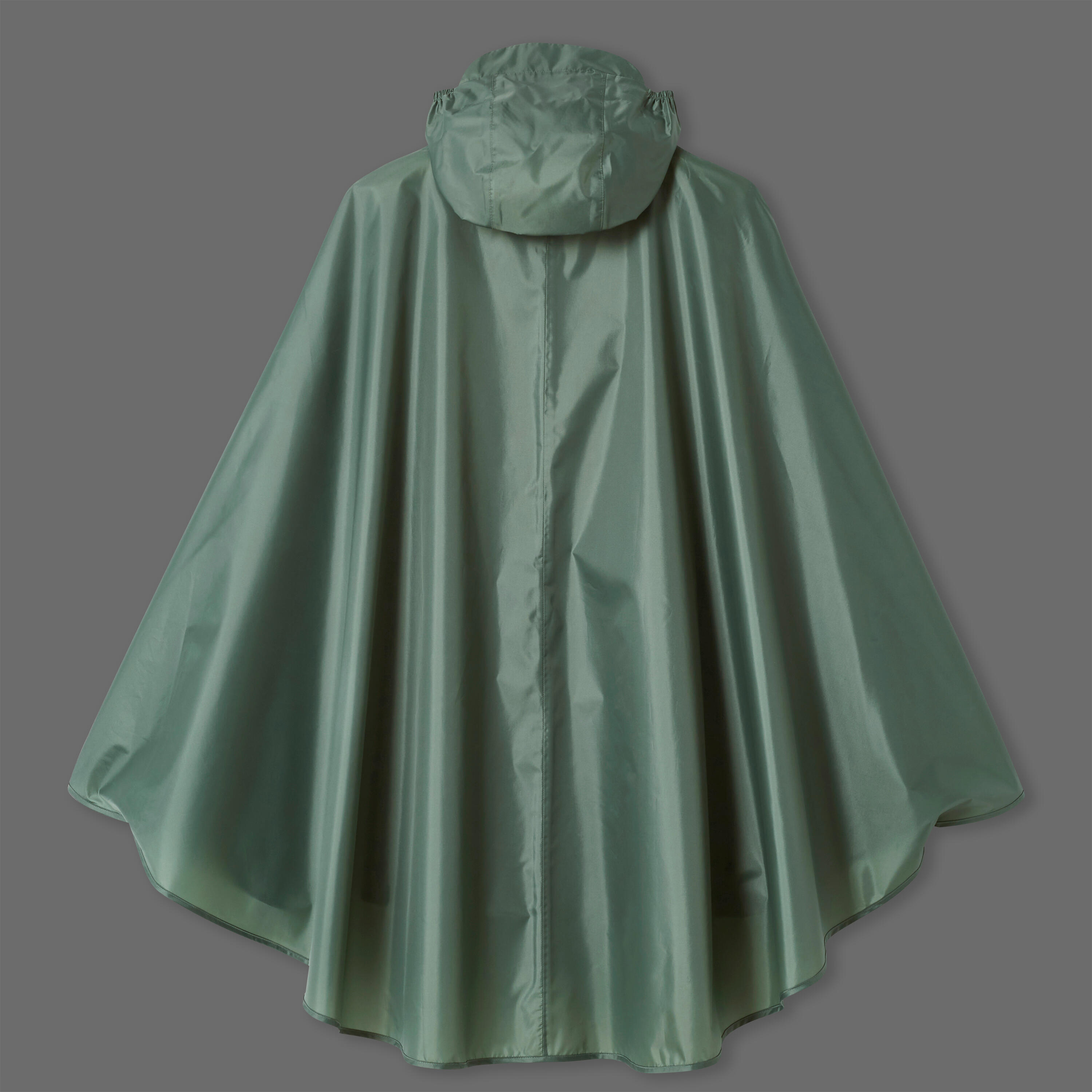 City Bike Rain Poncho 100 - Green 11/11