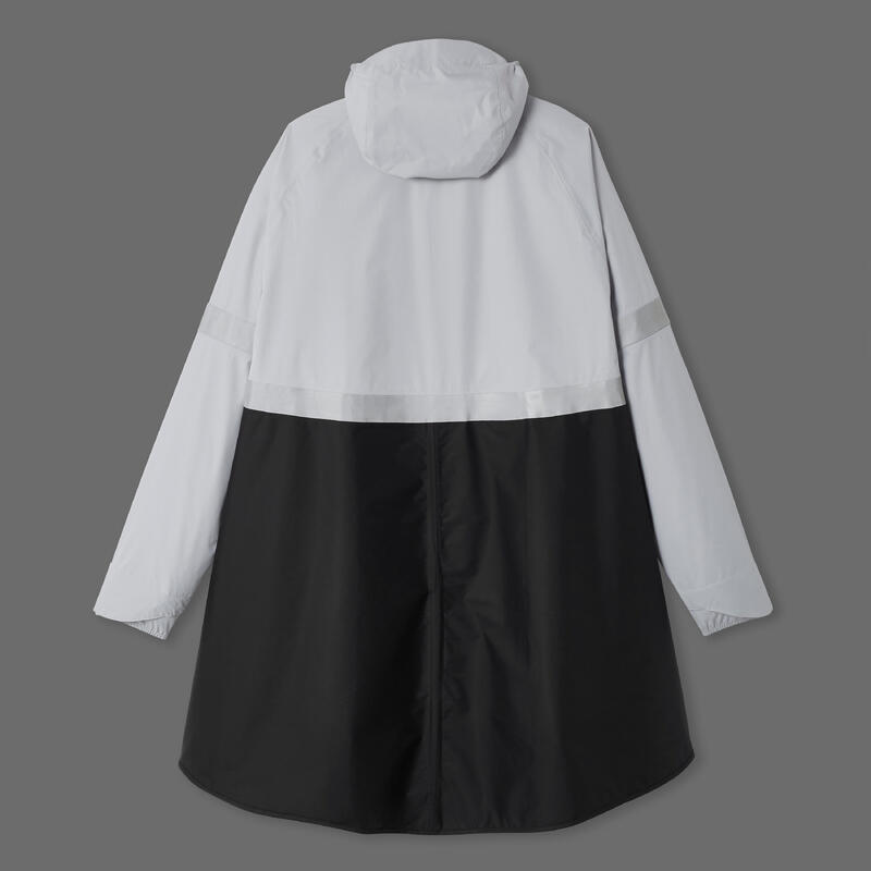 Poncho ploaie 540 EPI vizibilitate noapte ciclism în oraș negru-maro