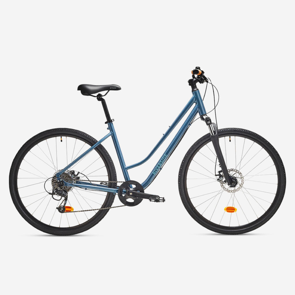 Modro hibridno kolo z nizkim okvirjem RIVERSIDE 500