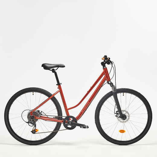 
      Hibrīda velosipēds ar zemu rāmi “Riverside 500”, ķieģeļu sarkans
  
