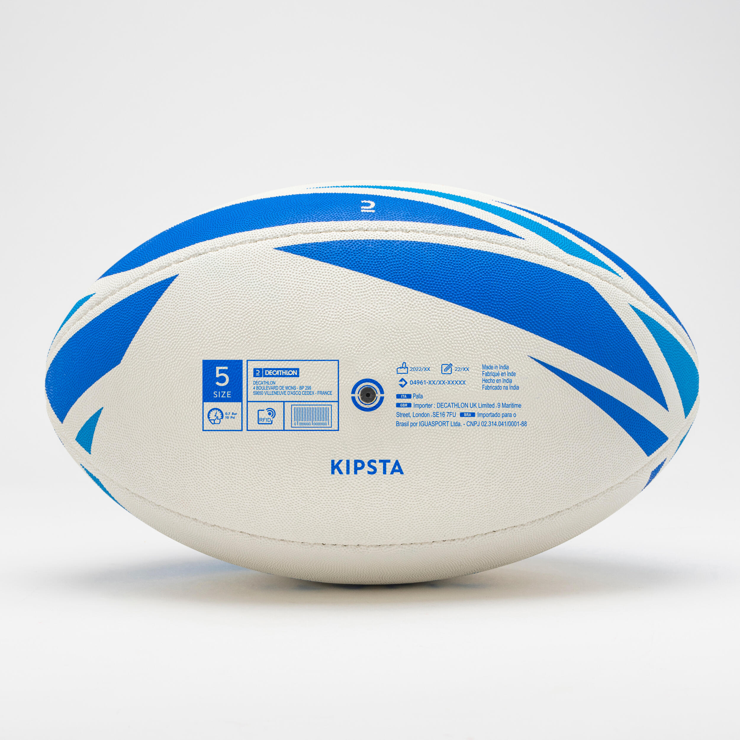 Rugby Ball Size 5 - Italy 2/5