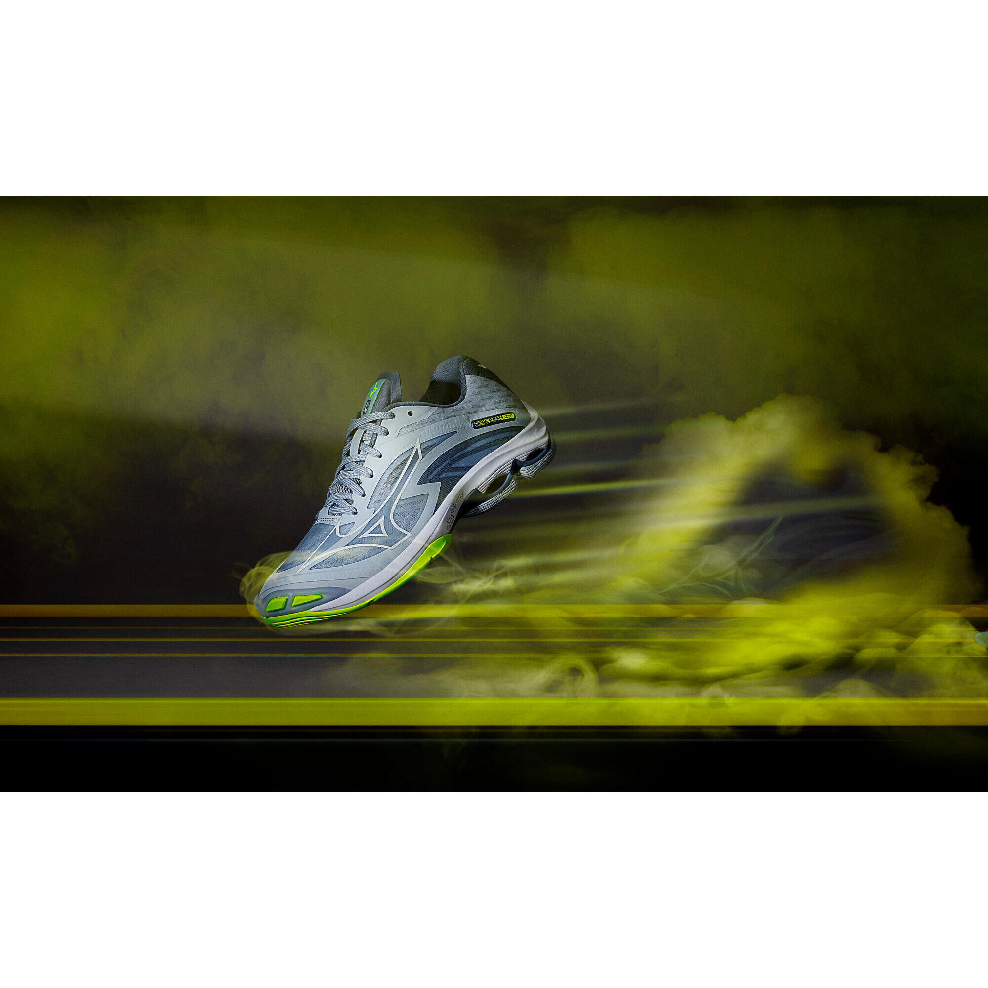 Scarpe da pallavolo Lightning Z7 Low da donna - Grigio/Lime