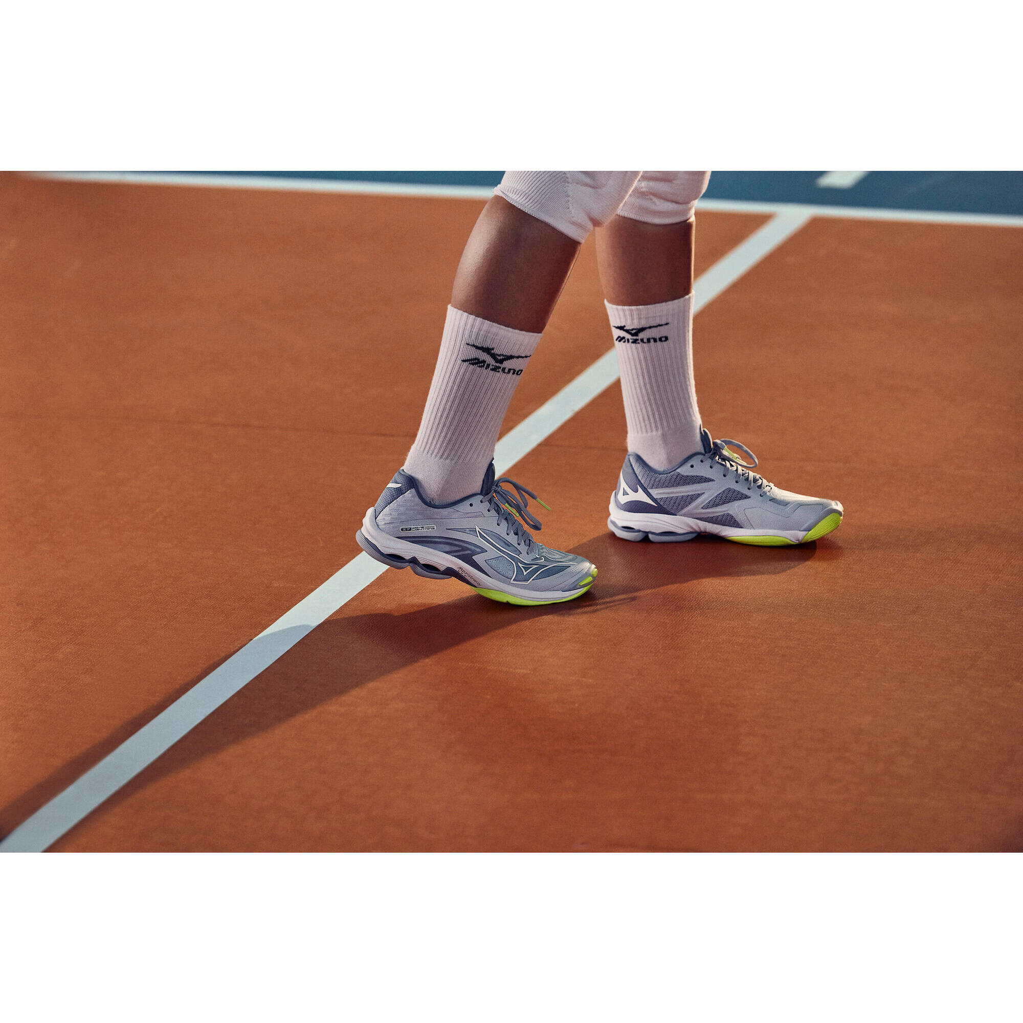 Scarpe da pallavolo Lightning Z7 Low da donna - Grigio/Lime