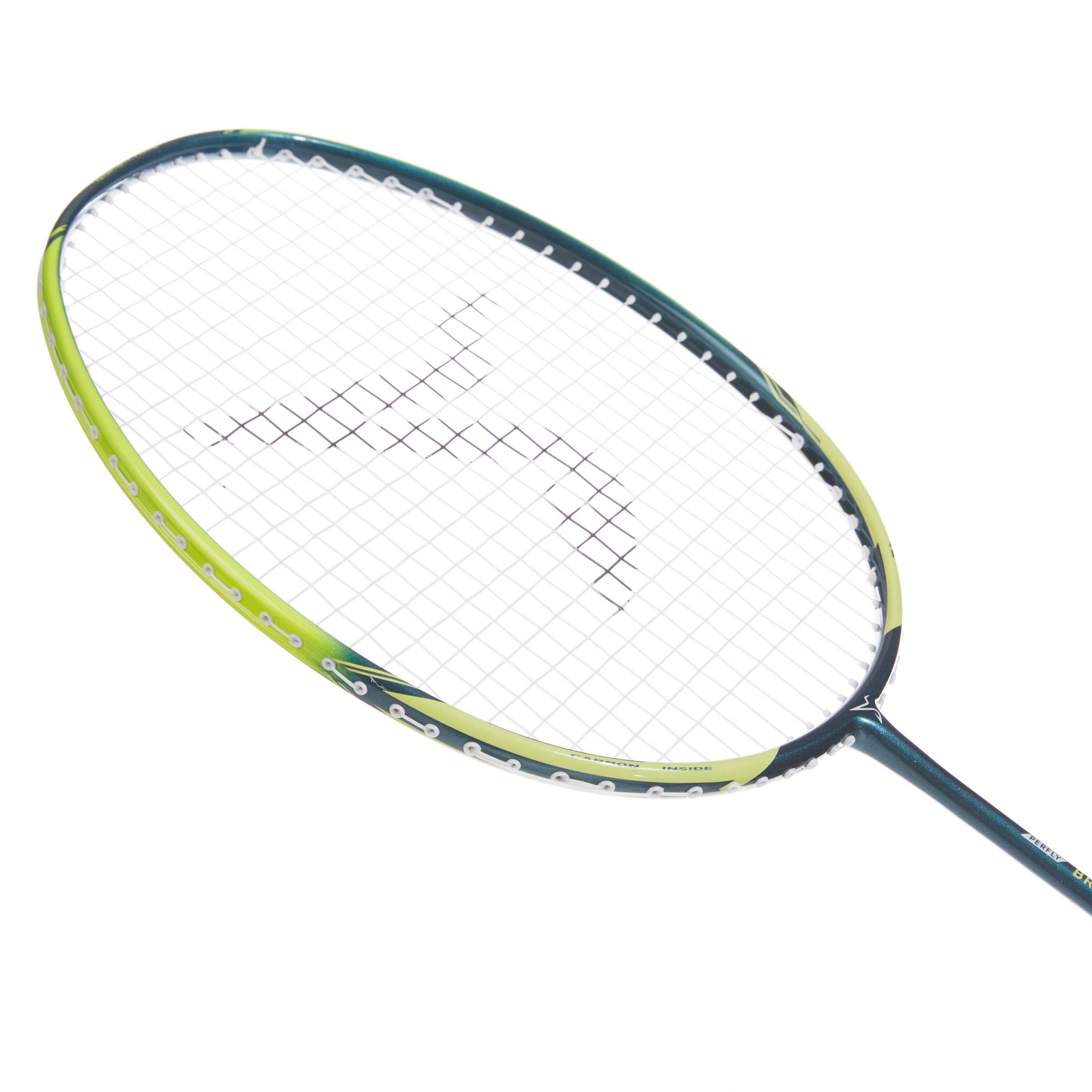 Kids Badminton Racket 75g Graphite Shaft BR 500 Green -  3