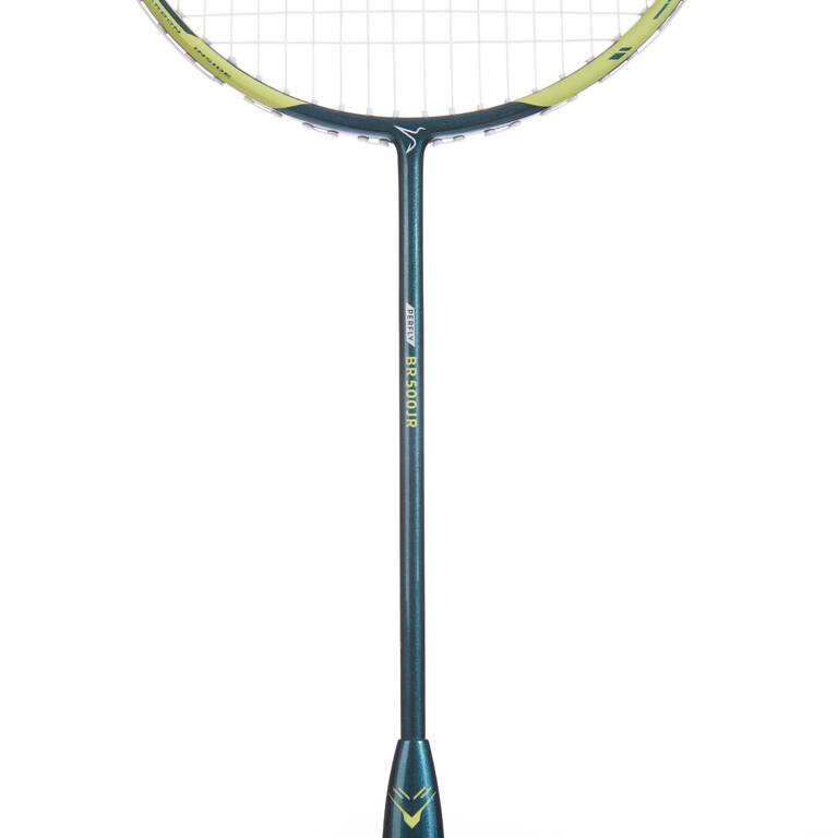 Kids Badminton Racket 75g Graphite Shaft BR 500 Green