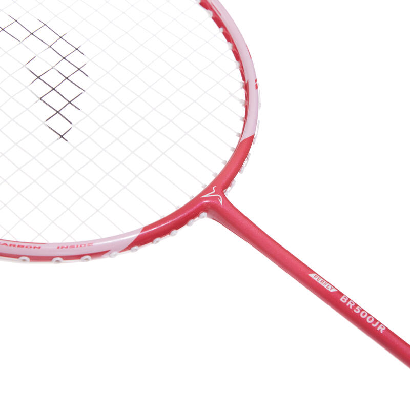 JUNIOR BADMINTON RACKET BR 500 PINK