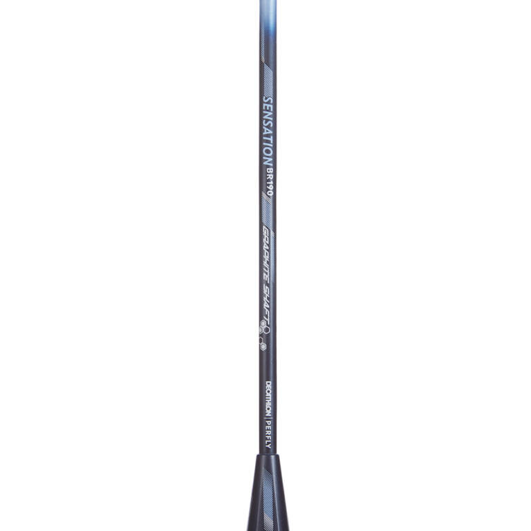 ADULT BADMINTON RACKET BR SENSATION 190 BLUE NAVY