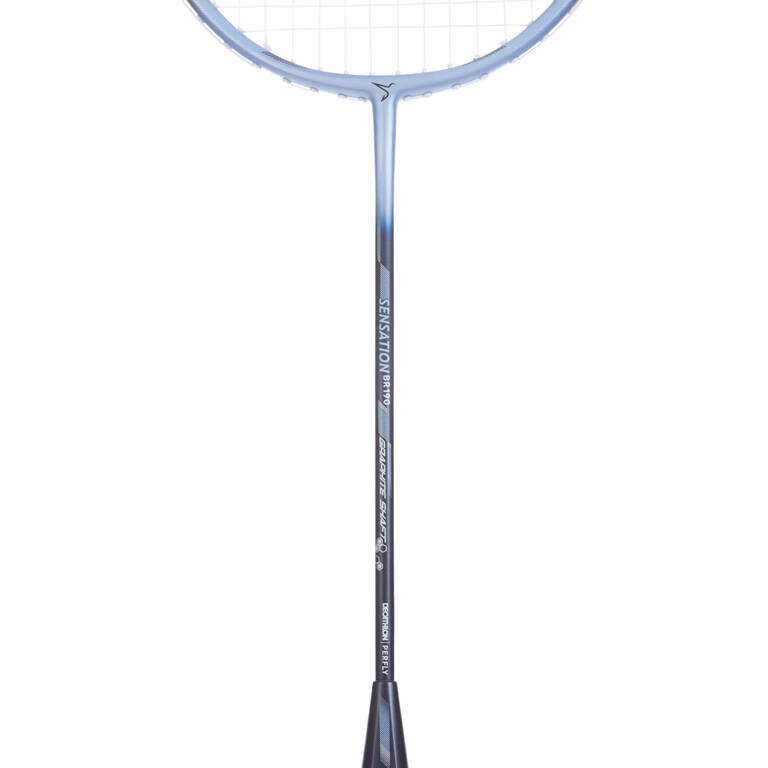 ADULT BADMINTON RACKET BR SENSATION 190 BLUE NAVY