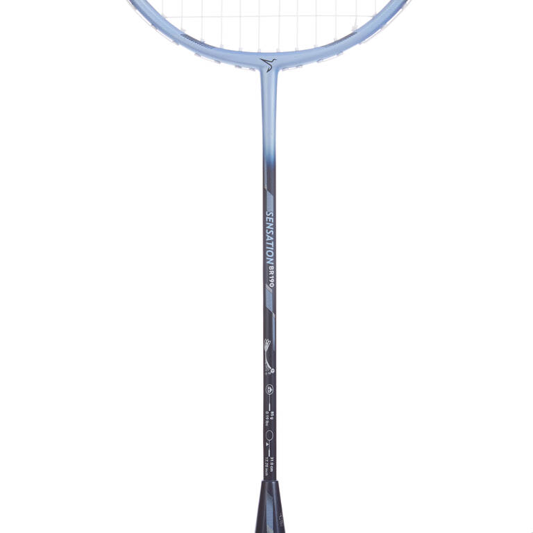 ADULT BADMINTON RACKET BR SENSATION 190 BLUE NAVY