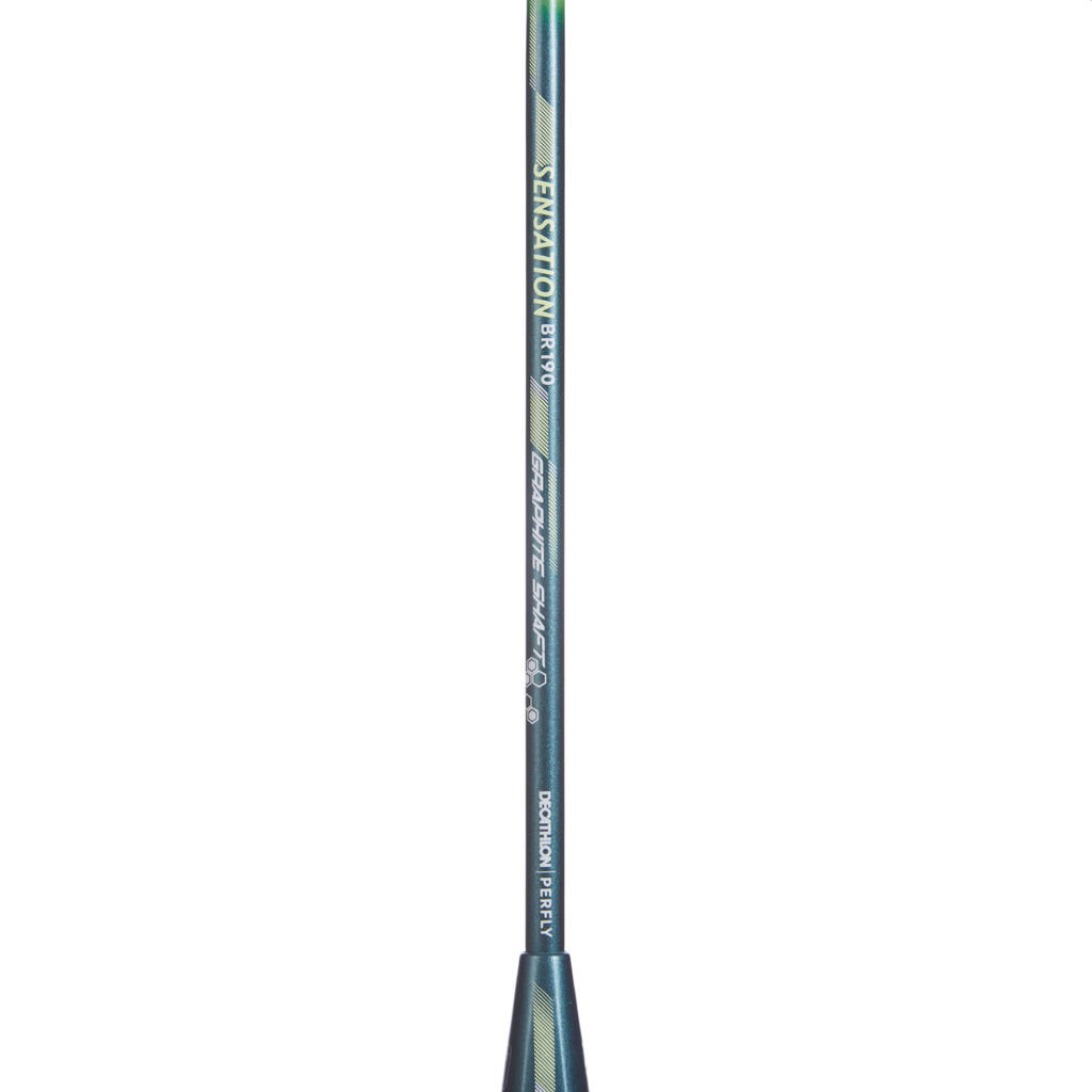 ADULT BADMINTON RACKET BR SENSATION 190 YELLOW GREEN